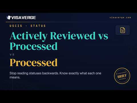 Case Actively Reviewed Vs Being Processed Uscis Status Decoded