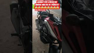 Quando vou consultar as multas de trânsito.#caminhão #caminhoneiro #motos