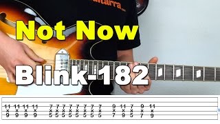 Cómo Tocar Not Now de Blink 182 en Guitarra - Tutorial