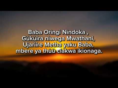 Baba Nindoka Gukwira niwega - Mercy Ken ...Sir Edwin producer Live piano ....(official Lyrics Video)