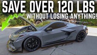 C8 Z06 Weight Reduction Done Right | Before and After Results!