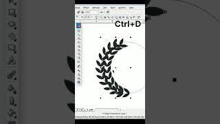 #coreldraw 👍 Round Leafs logo in coreldraw #leafs #gk_yt