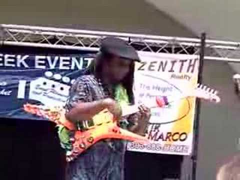 Regi Wooten opening jam Boulder Bandshell Creekfest 2007 Rol