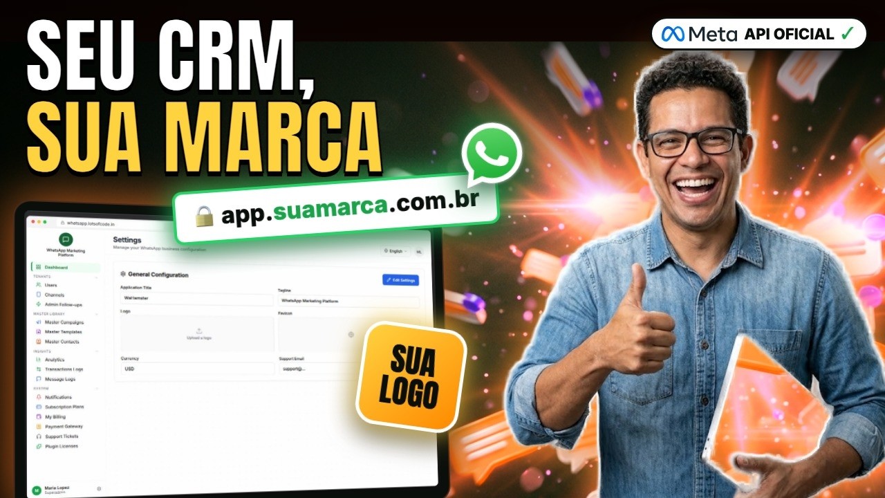 CRM WhatsApp white label — guia em português