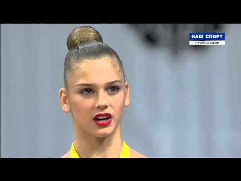 Hoop and Ball Final Award Ceremony 2016 Moscow Grand Prix