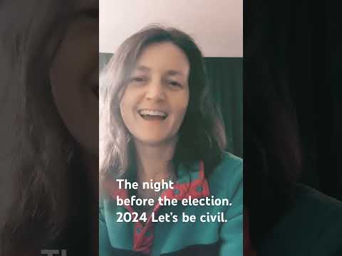 The night before the election. 2024 Let’s be civil. #election2024 #openmic