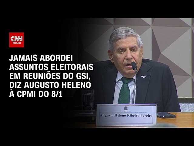 Ao vivo: reunião da CPMI do 8 de janeiro para ouvir general