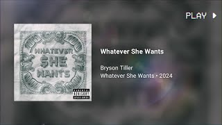 Download lagu Bryson Tiller - Whatever She Wants · 432Hz mp3