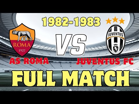 AS Roma vs Juventus FC 1982-1983 ⚽ | Serie A Title Clash 🔥 Historic Rivalry!
