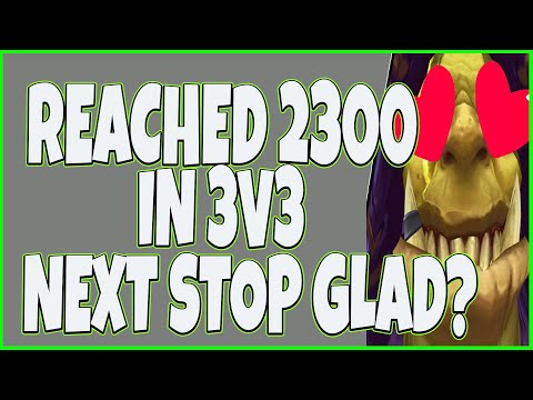REACHED 2300 IN 3v3 NEXT STOP GLAD? - Double Affliction Warlocks Deathbolt 3v3 Oneshots 9.1.5