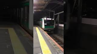 埼京線与野本町駅通勤快速通過シーン（上り側）