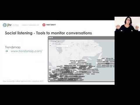 Social listening and monitoring trends (JHR Misinformation Project)