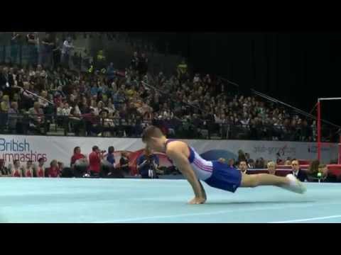 Dominick Cunningham - SILVER - floor - 2015 British Gymnastics Championships - Men's Masters