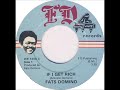 Fats Domino - If I Get Rich (master) - early June 1980
