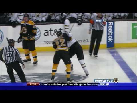 Bruins-Stars near line brawl 11/1/08 HD