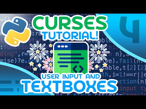 Python Curses Tutorial #4 - User Input and Textboxes