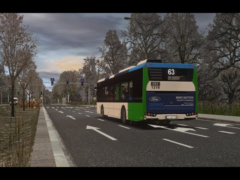 (vZTM) 🚌 OMSI 2 – Linia 63 Kołłątaja → Skolim | Autosan Sancity 12 #1218