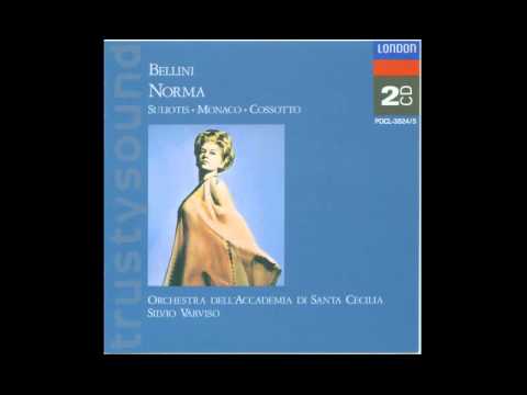 E. Souliotis, F. Cossotto & M. del Monaco - Trio Act I - Bellini - Norma [432Hz]