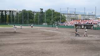 市立尼崎高校　中井選手　右越2塁打　2017/8/17