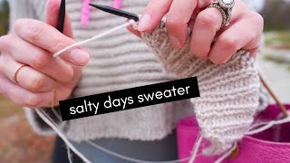 Cozy Day Vlog: surprise visit to farm yarn shop, organizing projects, and casting on salty days