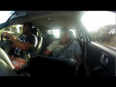 DJ Black Noise Mixes in a Car