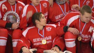 Церемония закрытия Первенства России по хоккею 