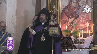 Աղթամարի Սուրբ Խաչ եկեղեցում պատարագ է մատուցվել Պոլսի հայոց պատրիարքի հանդիսապետությամբ