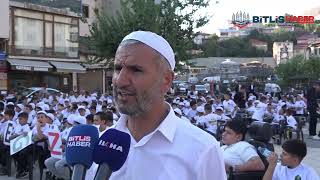 Peygamber Sevdalıları Bitlis Temsilciliğinden halka teşekkür