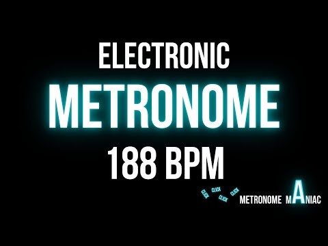 Metronome 188 BPM -  Electronic beep