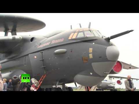 Military | New super advanced Russian AWACS plane Beriev A-50U (Raw footage)