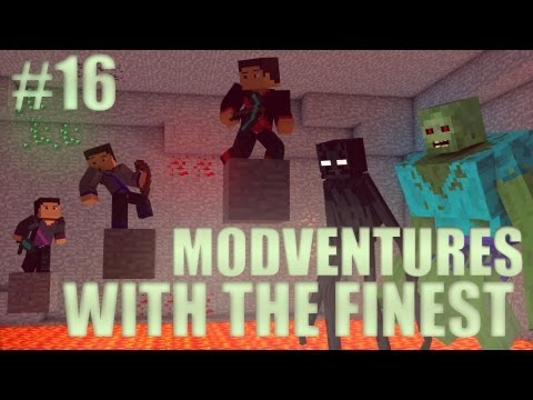 MCFinest - Minecraft: Modventure with the Finest - Ep. 16 - Hell Spider Slayers!