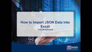 How to Impoort JSON Data into Excel