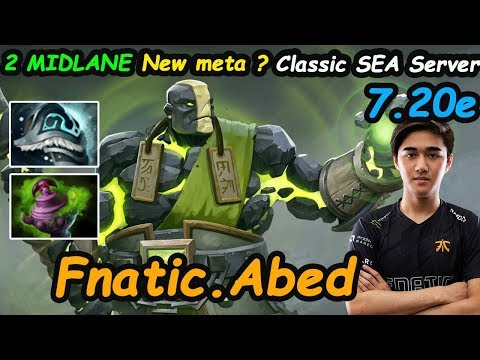 Fnatic Abed - [EarthSpirit] WTF 2 MID NEW META TAGTEAM  IS THIS CANCER SERVER ?  | Dota2 7.20 Rank