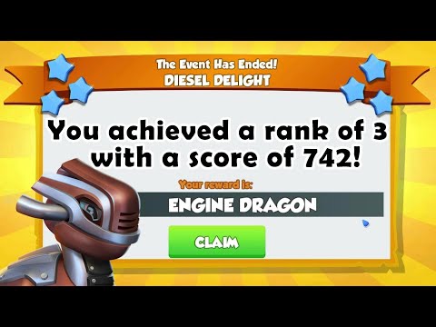 ENGINE DRAGON UNLOCKED! RED SCALE DRAGON Hatching + BLUEBERRY DRAGON Boss Challenge! - DML #1394