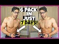 HOW TO GET A 6 PACK IN 1 WEEK (FAST RESULTS!!)