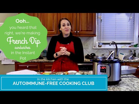 Instant Pot: French Dip Sandwiches (Paleo, Keto)