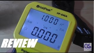 REVIEW: HoldPeak HP-846A Digital Anemometer (Wind Speed Meter)