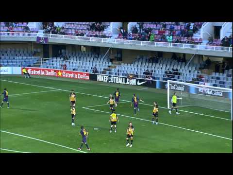 Gol de Rafinha en el FC Barcelona B (4-1) Girona FC - HD