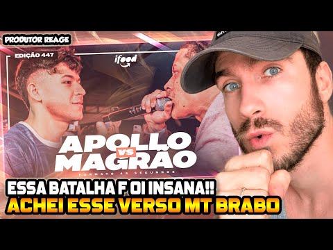 (AI TEM HEN) PRODUCER REACTS (RIVALRY! 🔥) APOLLO X MAGRÃO 🔥 (REACT)