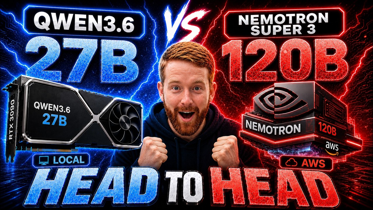 Qwen3.6 27B vs Nemotron Super 3 120B | Head-to-Head