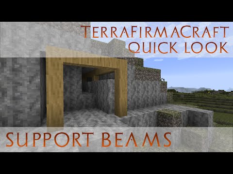 TerraFirmaCraft Quick Look - Support Beams [build 79]