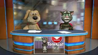 Las últimas noticias con el gato Tom y el perro Ben (Network Ten)