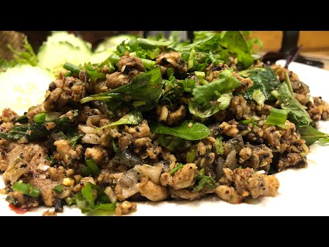Lao Food| How I Make Fish LARB/Fish Salad & Soup