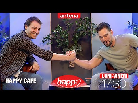 Răzvan "Krem" Alexe vine azi în platoul Happy Happy Café, de la 17:30 pe Happy Channel!🤩