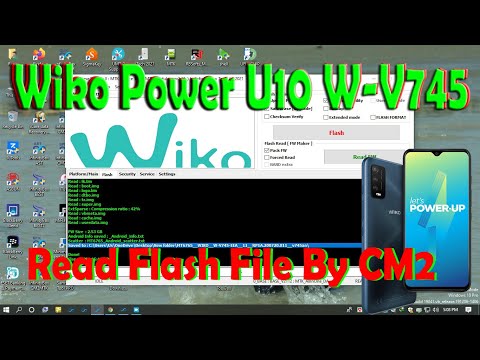WiKo  Power U10 w v745 Read Flash File by CM2