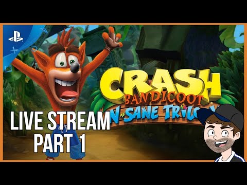 Crash Bandicoot (N-Sane Trilogy) FIRST EVER LIVE STREAM - Jim the Cynic
