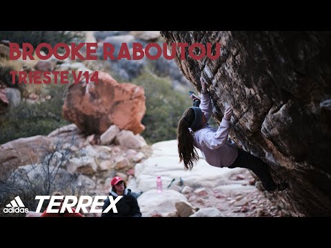 Adidas Terrex: Brooke Raboutou climbs "Trieste" V14