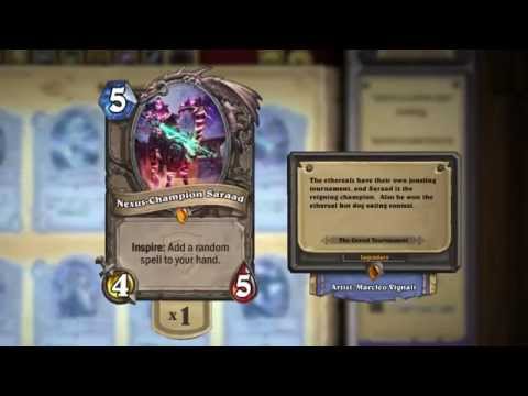 [Hearthstone] Nexus-Champion Saraad ''Let's negotiate. You concede and I'll let you live.''