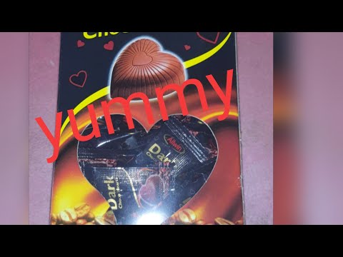 Little hearts 💕 chocolates!! Supar yummy& Tasty#Dark choco Hearts ❤ #Review