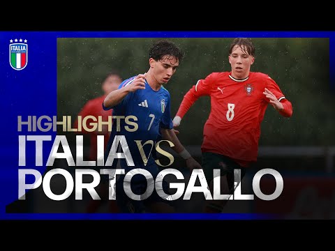 Résumé : Italie-Portugal 0-3 | Moins de 16 ans | Match amical